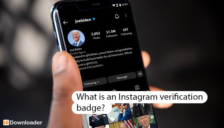 What is an Instagram verification badge?