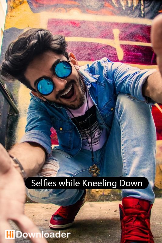 11 Selfies while Kneeling Down