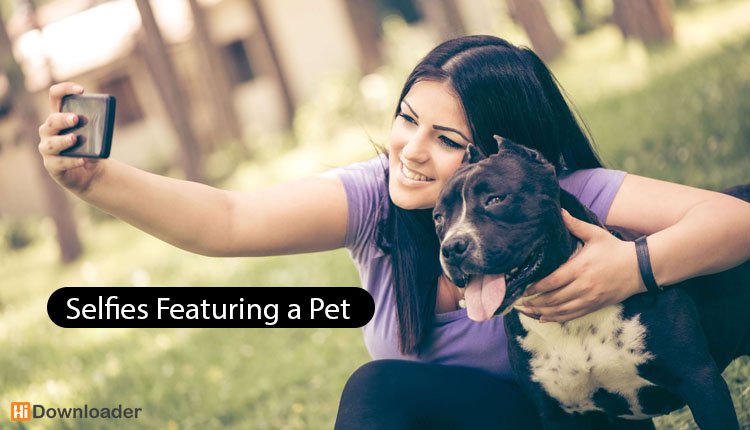 3 Selfies Featuring a Pet: