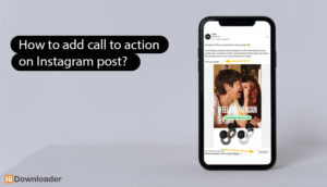 How to add call to action on Instagram post?