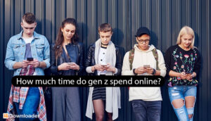 How much time do gen z spend online?